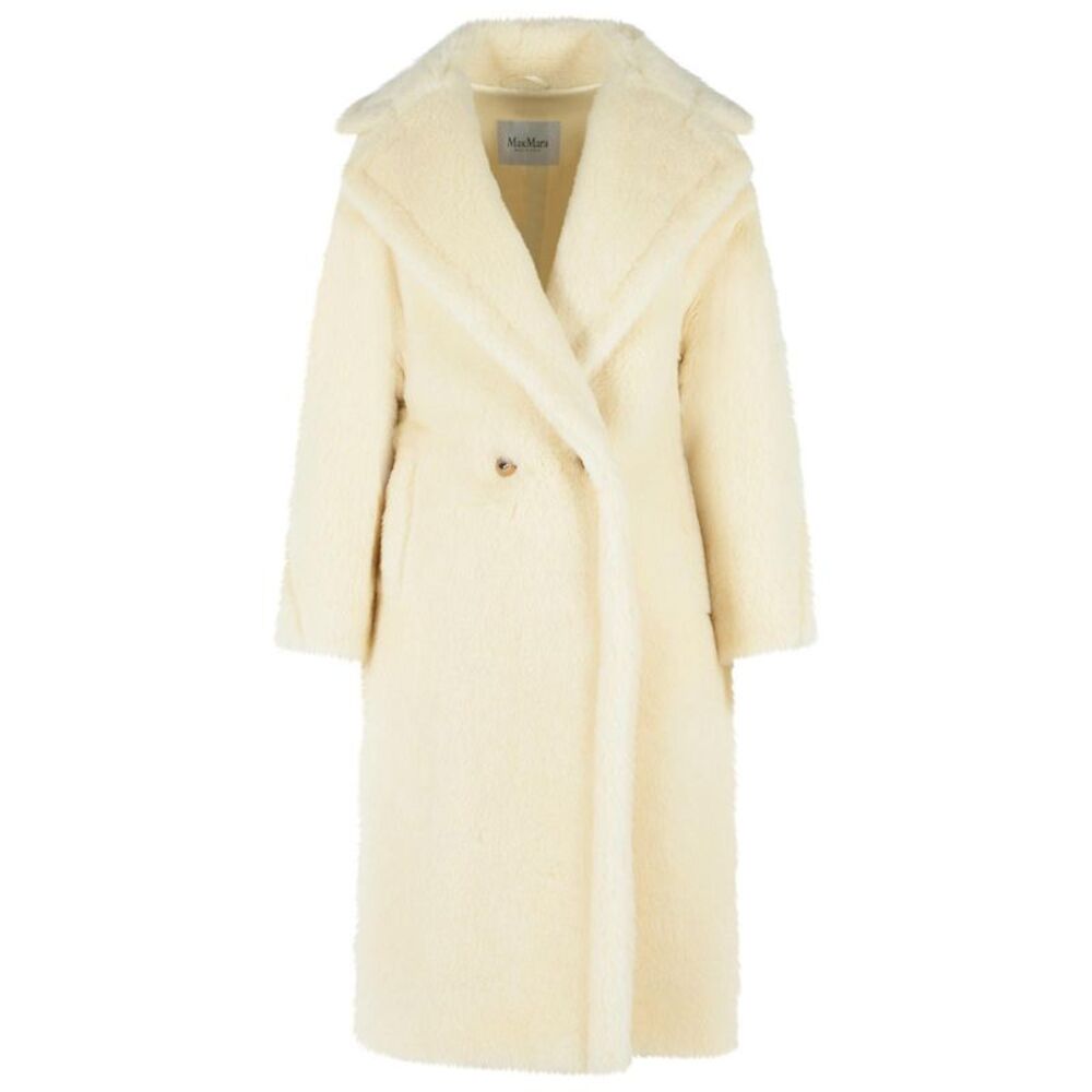 Max Mara 'Tedgirl' Alpaca And White Wool Coat Women